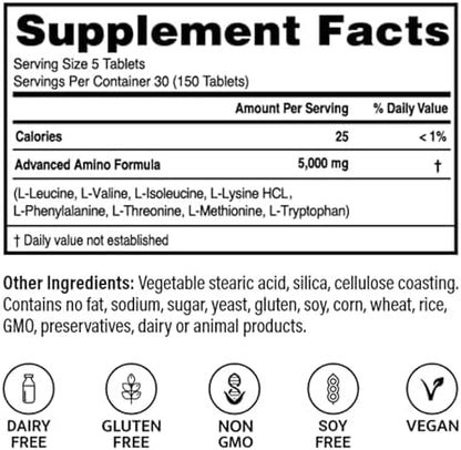 Advanced Amino Formula essential amino acid supplement for muscle recovery