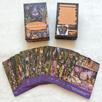 Elegant product packaging of the authentic USA imported fortune teller cards.