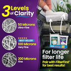 Washing machine safe durable polyester aquarium filter pad