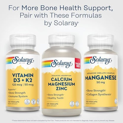 Top cap view of authentic Solaray Manganese mineral supplement