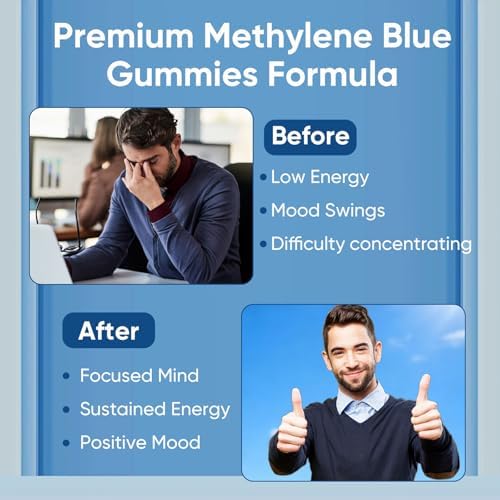 TrueHealthic Methylene Blue Gummies lifestyle cognitive wellness display