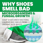 Effective enzyme shoe spray for athlete foot odor control
