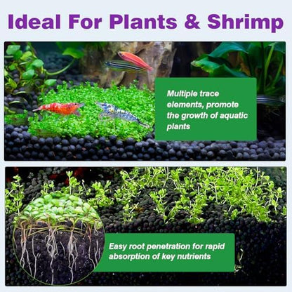 Hygger CO2 aquarium substrate for shrimp and plants