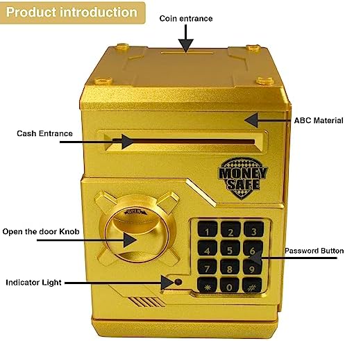 Totola money saving box highlighting the top coin entry slot and the numeric keypad layout