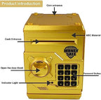 Totola money saving box highlighting the top coin entry slot and the numeric keypad layout