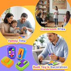 Four different styles of Small Fish multi-modal anxiety relief toys arranged together.