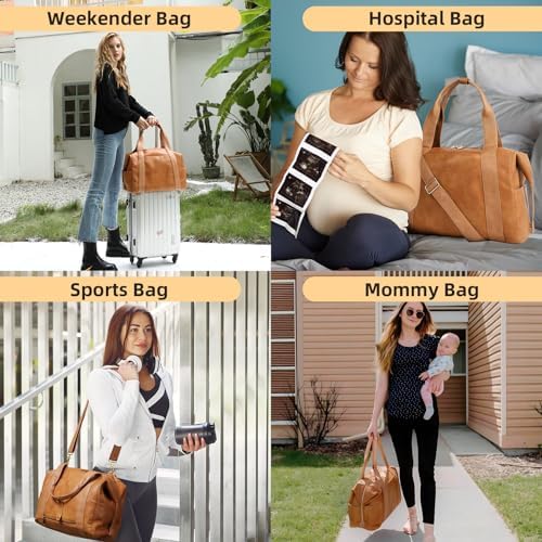 Miss Fong diaper bag paired with small matching purse