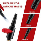 Dreyoo aquarium water changer hook packaging contents including the heavy duty PVC filler pipe