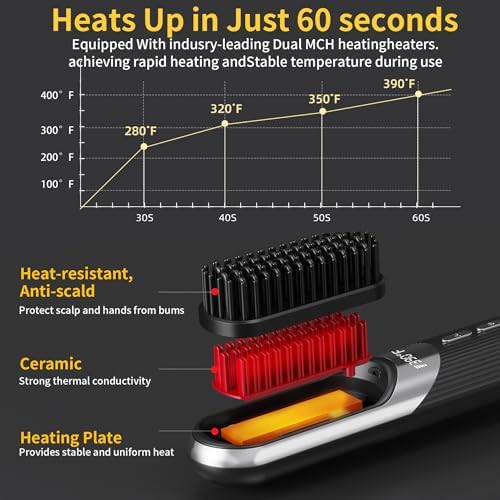 Qeowuo cordless brush with travel pouch and USB cable