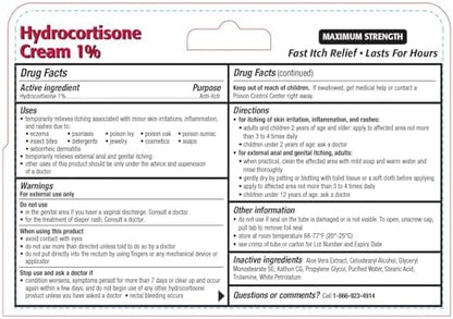 Maximum strength topical steroid cream for eczema and rash relief