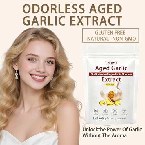 EILTEAU non GMO gluten free aged garlic softgels package details