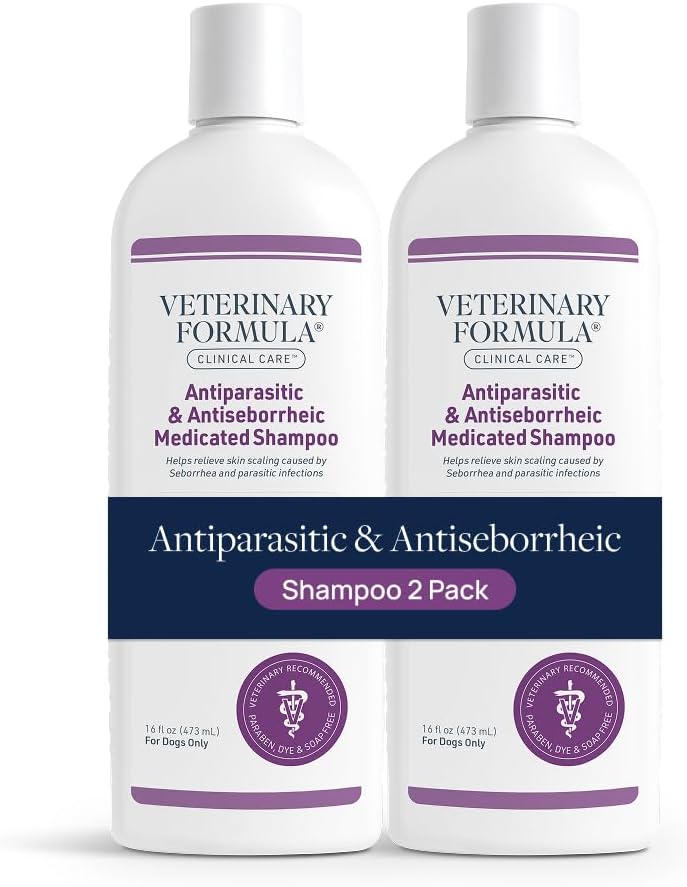 Veterinary Formula Clinical Care - Antiparasitic & Antiseborrheic Medicated Dog Shampoo - Supports Dry, Irritated Skin and Helps Soothe Occasional Itchy Spots - 16 oz - Image 12