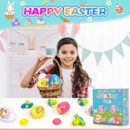 Itscolofy spinning tops in easter eggs for party favors