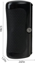 Professional pet groomer using Maximilian brush on animal coat