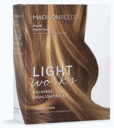 Madison Reed Palmi Warm Honey kit components and applicator