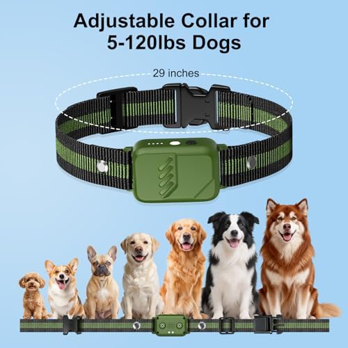 IP68 waterproof dog collar receiver showing secure silicone contact points