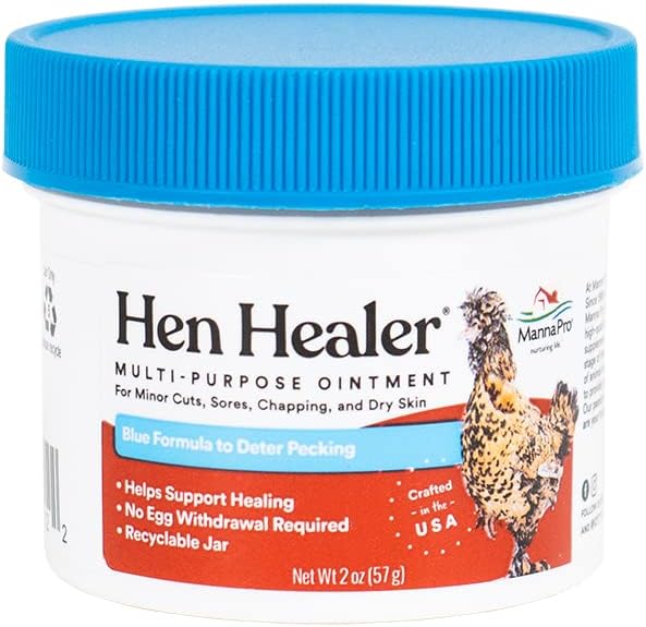 Manna Pro Hen Healer Multi-Purpose Ointment 2 Ounces front view