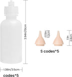 FEDIPUP reusable pet nursing bottles demonstrating how to check the graduation marks.