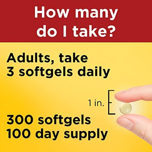 Nature Made fish oil packaging nutritional facts panel