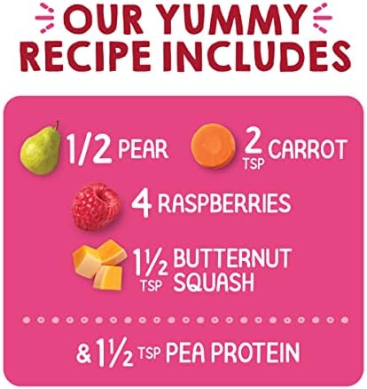 Detailed ingredient label of Happy Tot stage 4 food