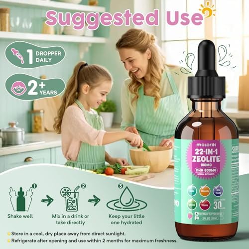 Authentic USA imported Molorik Pure zeolite liquid formula for daily cellular wellness