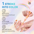 DIY nail art drawing with Saviland markers