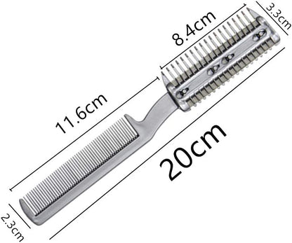Yegering pet hair trimmer showing double-sided design