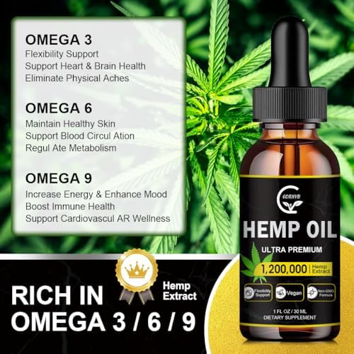 Gornvb High Potency Hemp Oil dropper cap and liquid