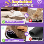 Premium deep brown furniture protector mounted on a living room sofa leg.
