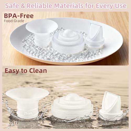 Replacement duckbill valves and silicone diaphragms for maintaining wearable pump suction