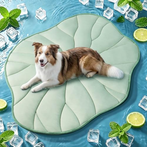BG-BABYGO pet self cooling pad reversible side featuring soft crystal velvet
