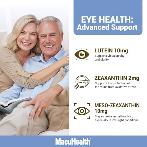 Macuhealth Plus+ eye vitamins ingredients list
