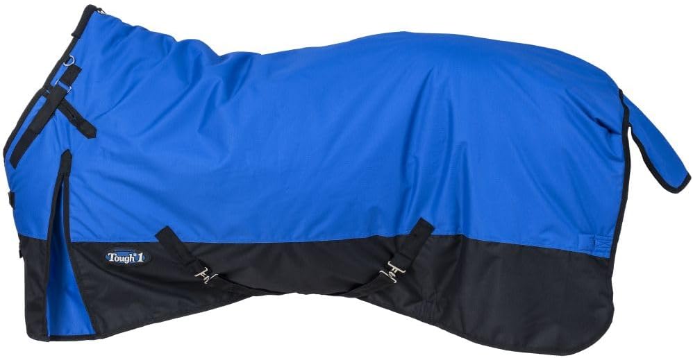 TOUGH1 1200D Turnout Blanket with Belly WRAP and SNUGGIT, Purple, 72-in - Image 12