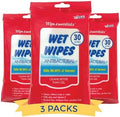 WipeEssentials Hand Sanitizer Hand Wipes for Adults and Kids - 90 wipes - 3 Packs of 30ct Hand Sanitizing Wipes, Travel Essentials - Image 1