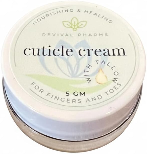 Revival Pharms Cuticle Cream with Tallow 5 gram tin front view