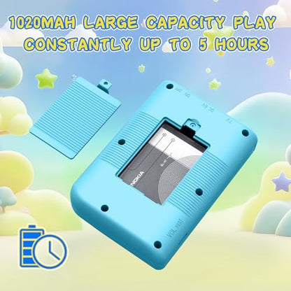 Side profile of Wdyqje handheld gaming device with power switch