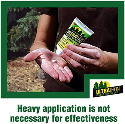 Splash and sweat resistant insect repellent cream product texture
