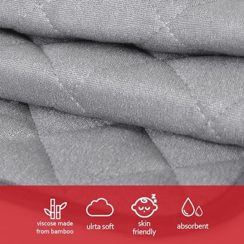 Top down view of large 14x27 inch changing pad liner