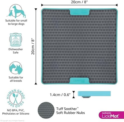 LICKIMAT chew-resistant enrichment mat for anxious dogs