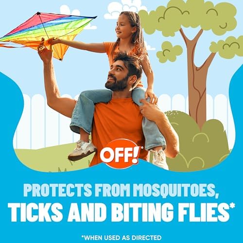Close up of Off! insect repellent aerosol label details