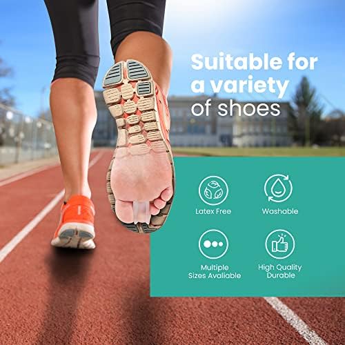 Washable and reusable clear toe spacers for overlapping toes.