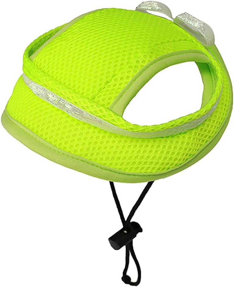 Round Brim Princess Hat Visor Hat Pet Dog Mesh Porous Sun Hat with Ear Holes for Small, Extra Small Dog Teddy, Pug, Chihuahua, Shih Tzu, Yorkshire Terriers, Papillon Pink S - Image 13