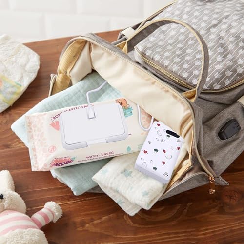 Lulyboo baby wipe warmer with wipes inside for diaper care