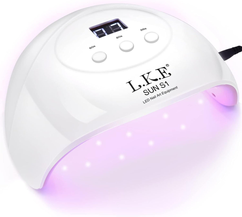 Wisdompark 72W UV LED nail lamp packaging box authentic USA import
