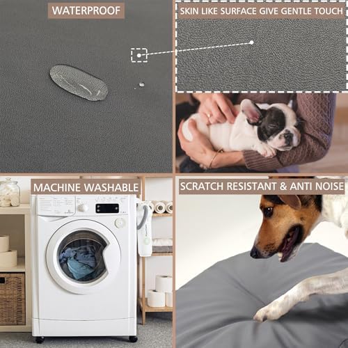 Panabana machine washable dog mattress protector demonstrating water resistance