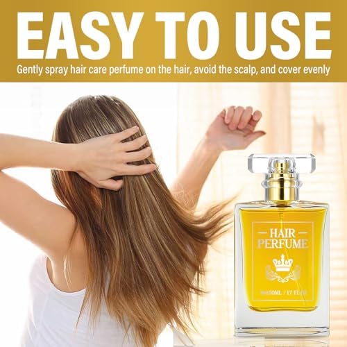 Texture demonstration of Trixes hair perfume mist