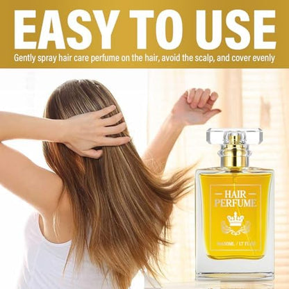 Texture demonstration of Trixes hair perfume mist