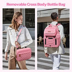Maelstrom diaper bag backpack showing expandable compartment capacity