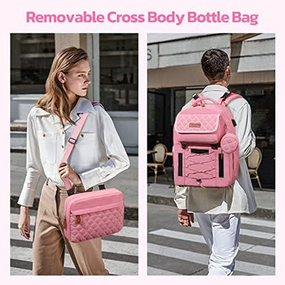 Maelstrom twin baby diaper bag unzipped to full 45 Liters expanded capacity.