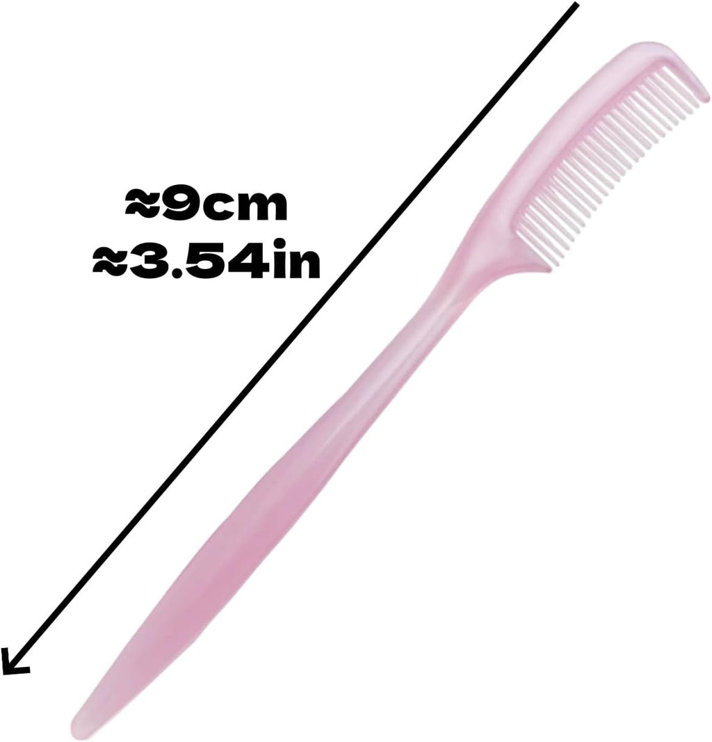 Close up of the fine teeth on the ZCJBCYGG small pet comb for rabbit shedding management.